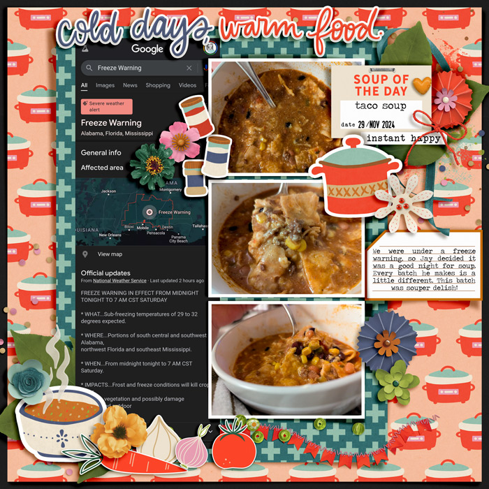 Cold Days Warm Food