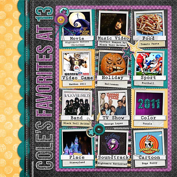 Cole's Favorites At 13