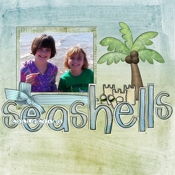 Collecting seashells