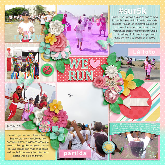 color run left