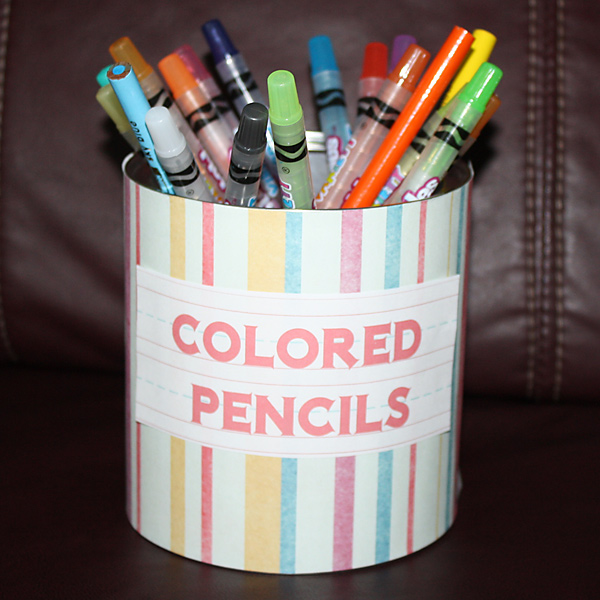 Colored Pencil Holder