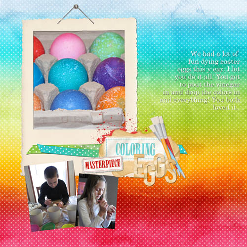 Coloring Easter Eggs