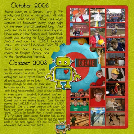 Comparing October 2006 to October 2008