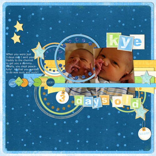 Cookie Decorating # 50 Kye 3 Days old