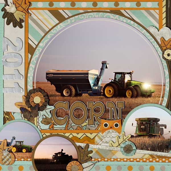 Corn Harvest- Left