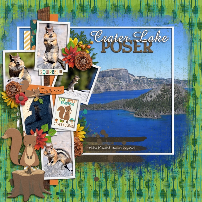 Crater Lake Poser Squirrels
