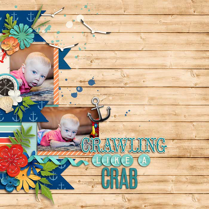 Crawling like a crab