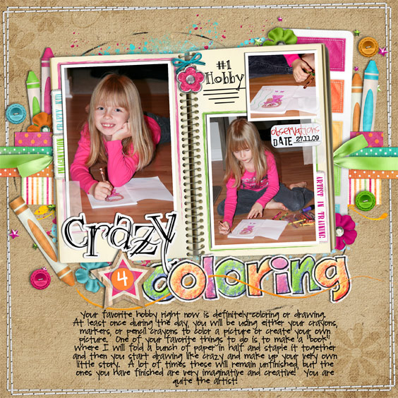 Crazy 4 Coloring
