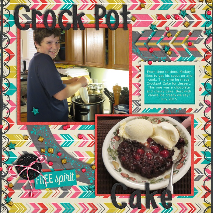 Crockpot Cake July 2015