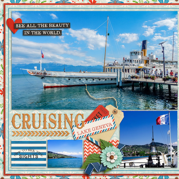 Cruising Lake Geneva (Left)