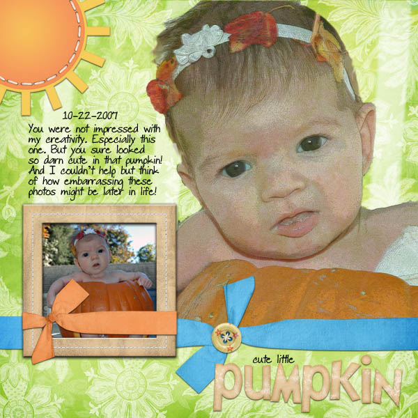 Cute little pumpkin!