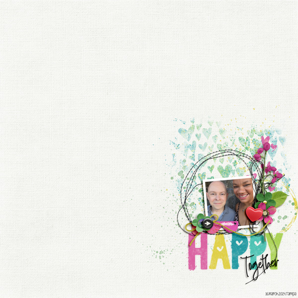 CYOA - April24 - Stamped Alphabet Title - Happy Together