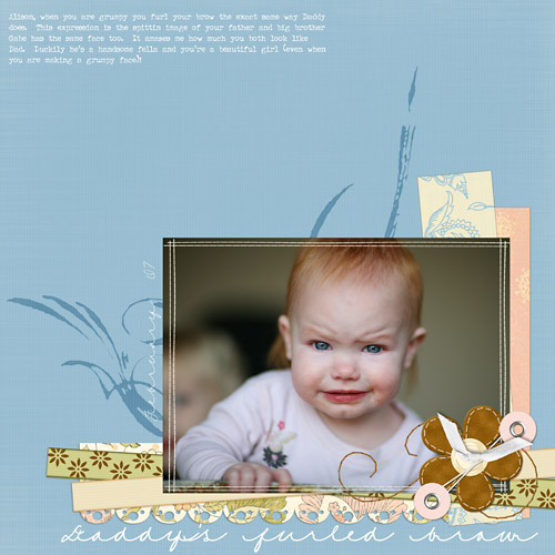 daddy's furled brow