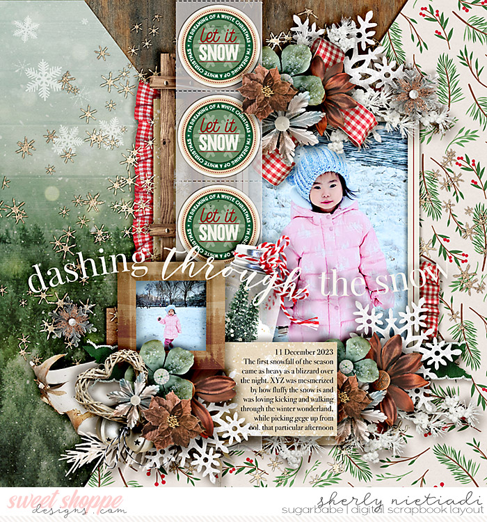 dashing through the snow