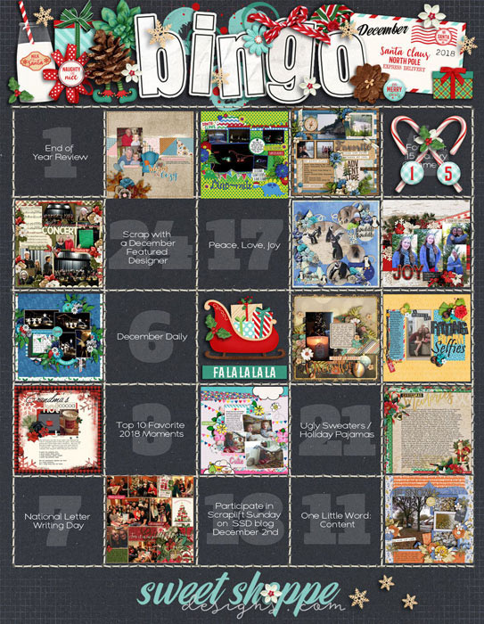 Dec Bingo Card