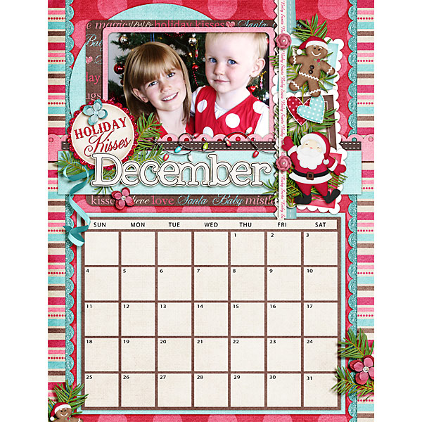 December 2011 Wall Calendar