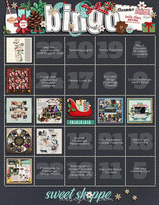 December 2018 BINGO