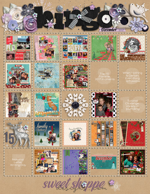 December Bingo Card
