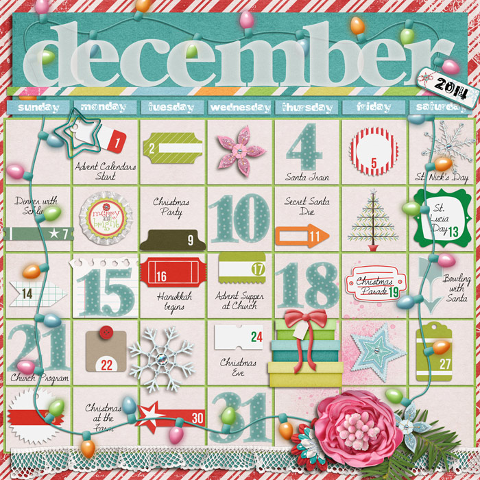 December's Calendar
