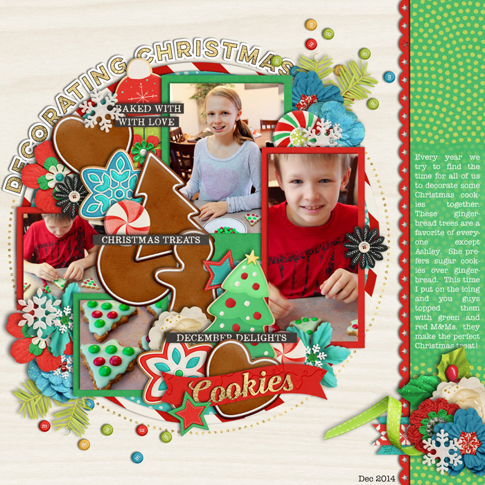 Decorating Christmas Cookies