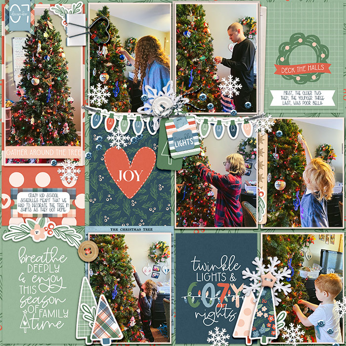 decorating the tree