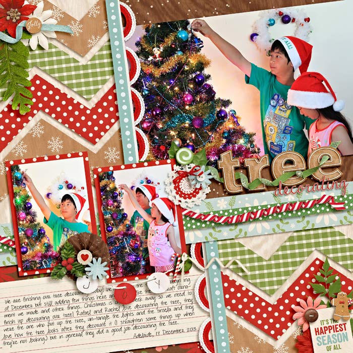 decorating tree