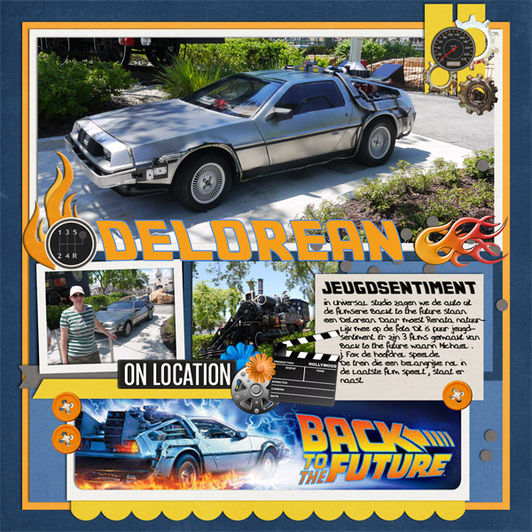 delorean back to the future