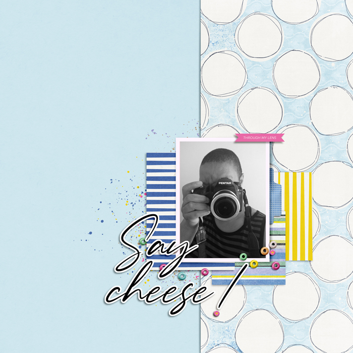 Designed by Soco - Cards & Words No.7 Templates - Say Cheese
