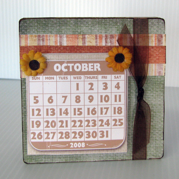 Desk Calendar 2008-2009