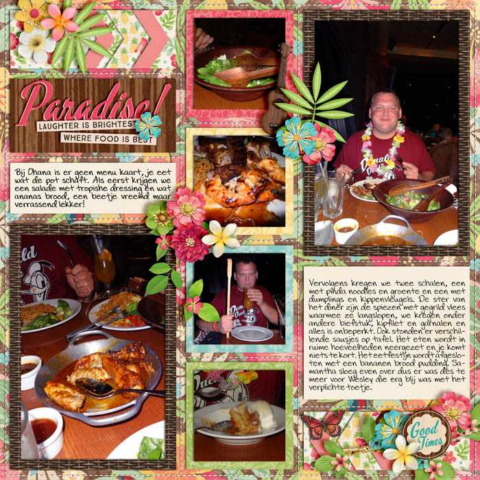Dinner at Ohana.