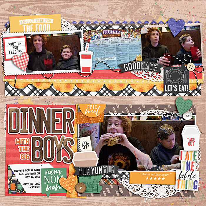 dinner with the big boys