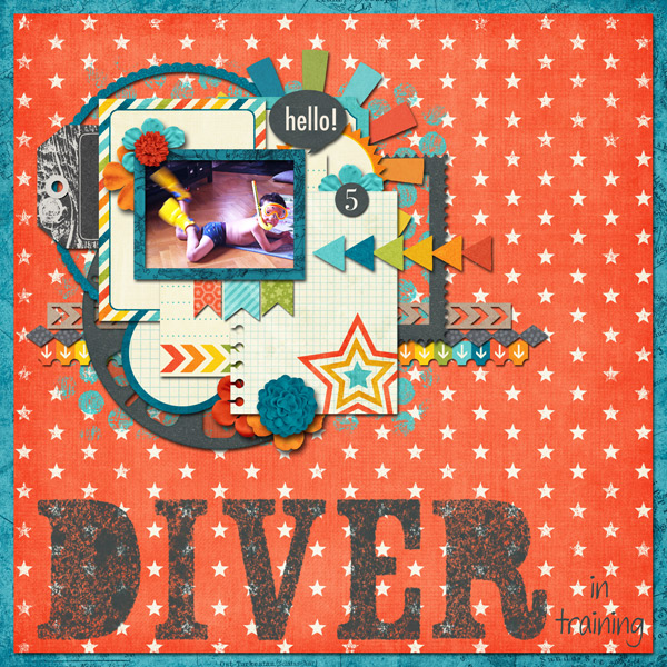 Diver in training