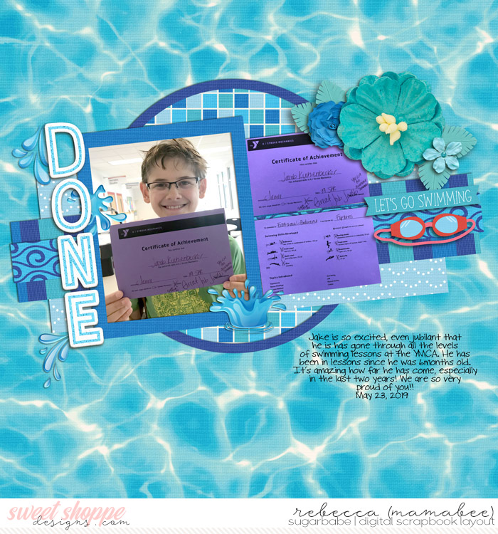 Done with swimming lessons