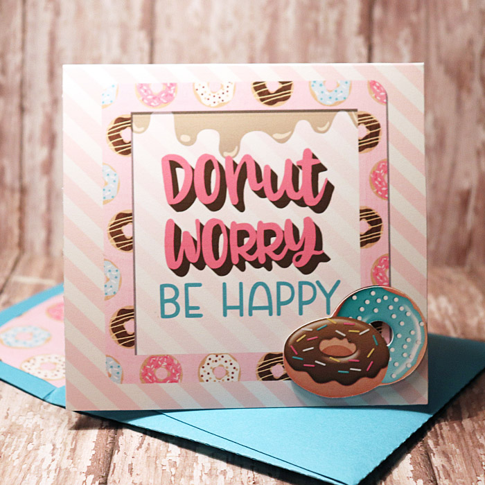 Donut Worry Card