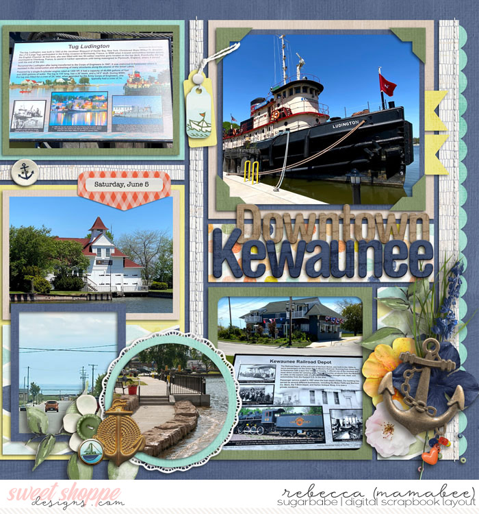 Downtown Kewaunee, right