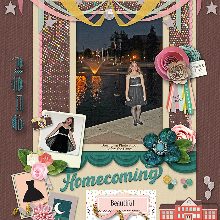 Downtown Photo Shoot Before Homecoming