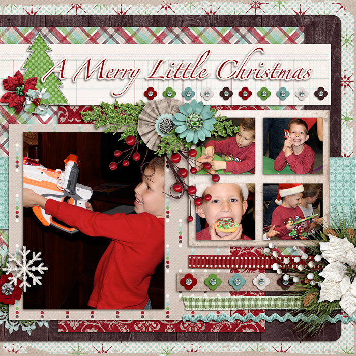 Drew's Christmas, right