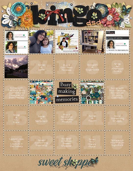 DSD Bingo Card