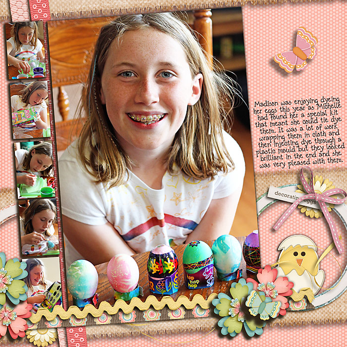 dyeing eggs