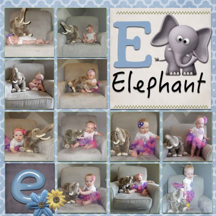 E is for elephant