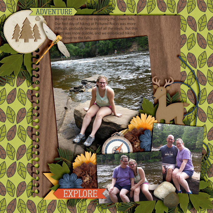 Embrace Hiking Lower Falls
