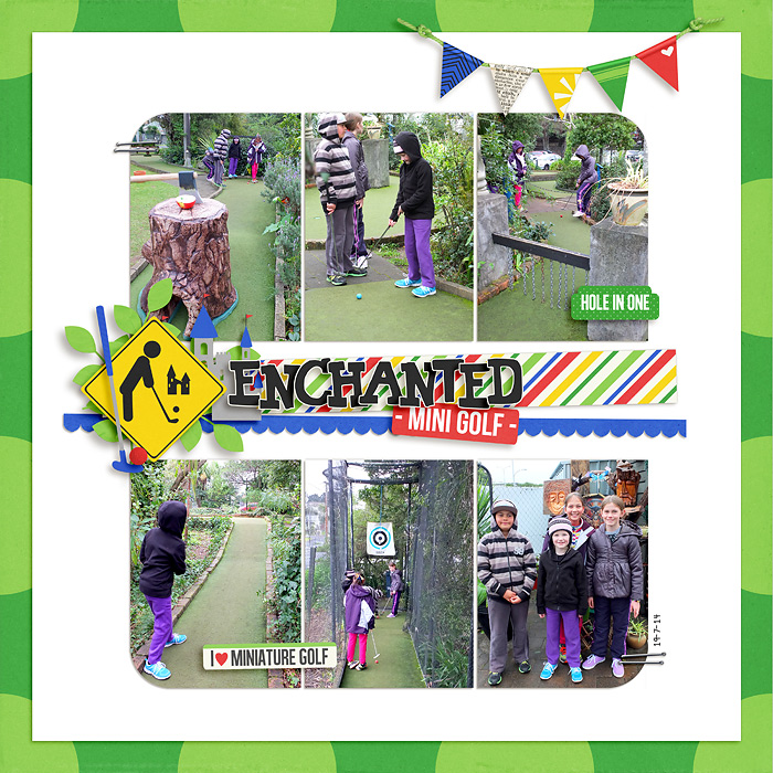 Enchanted mini golf