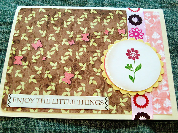 Enjoy the Little Things - Hybrid Card