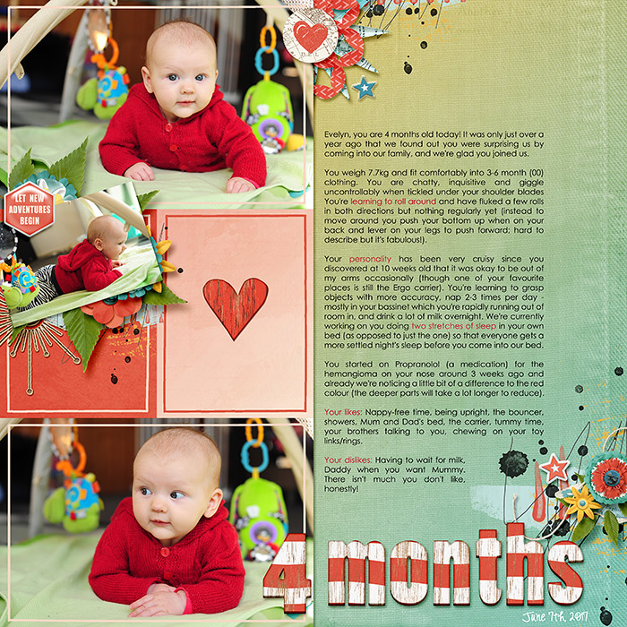 Evelyn at 4 Months