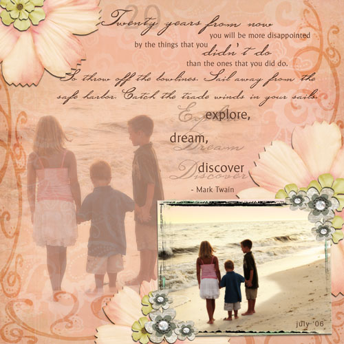 explore, dream, discover