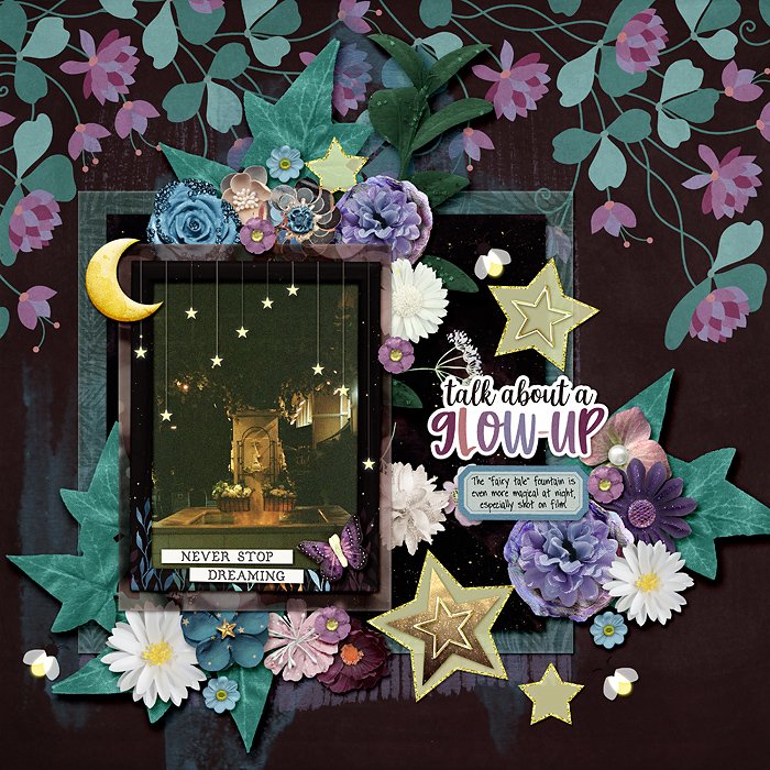 fairy tale fountain glow-up