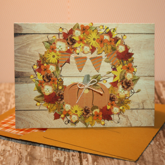 Fall Banner Wreath