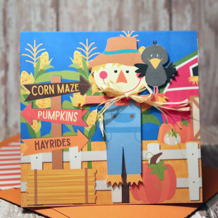 Fall Scarecrow card