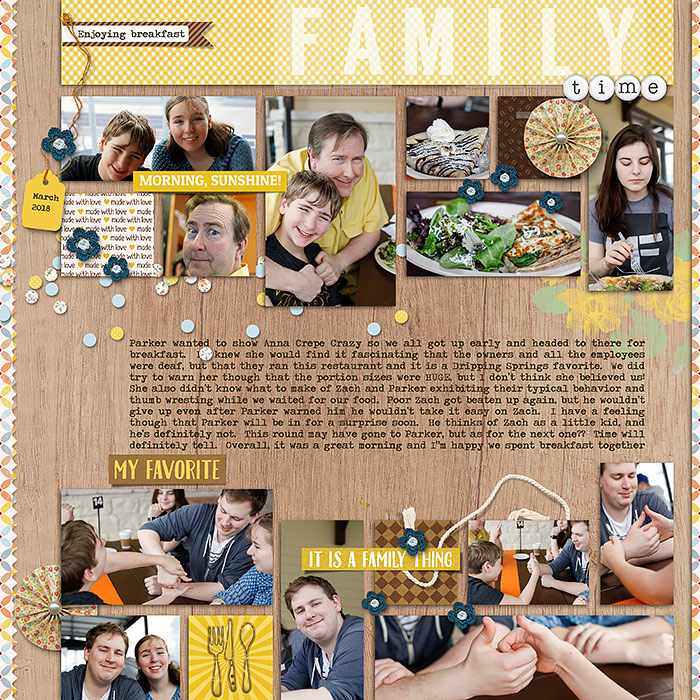 Family Breakfast Time