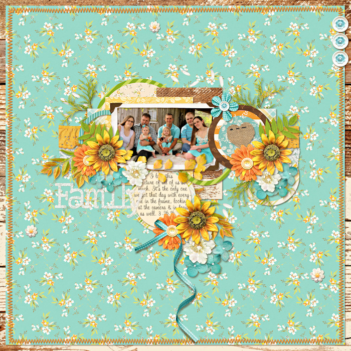 Family (Challenge 15 - Scrap a Family Photo)